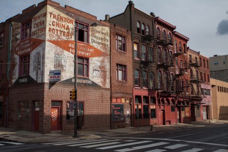 Een willekeurig straatbeeld in Philadelphia